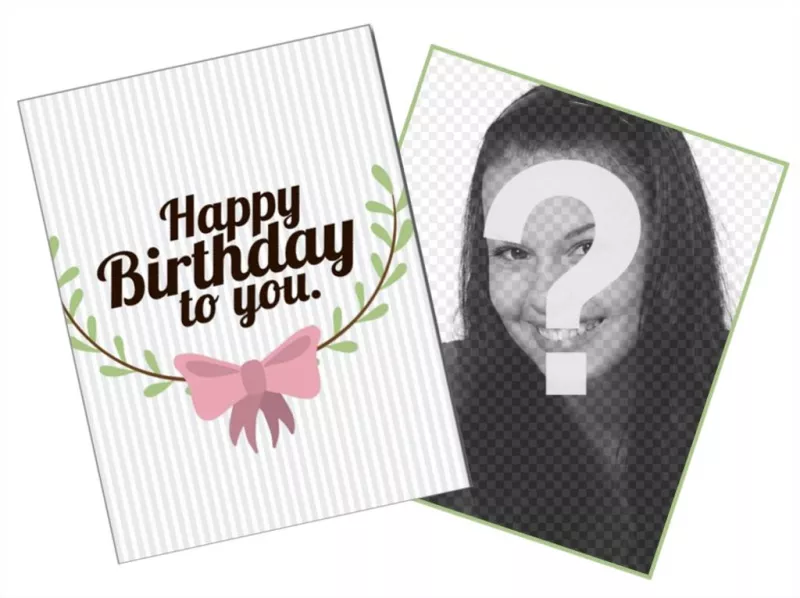Cute customizable card to wish a happy birthday online ..