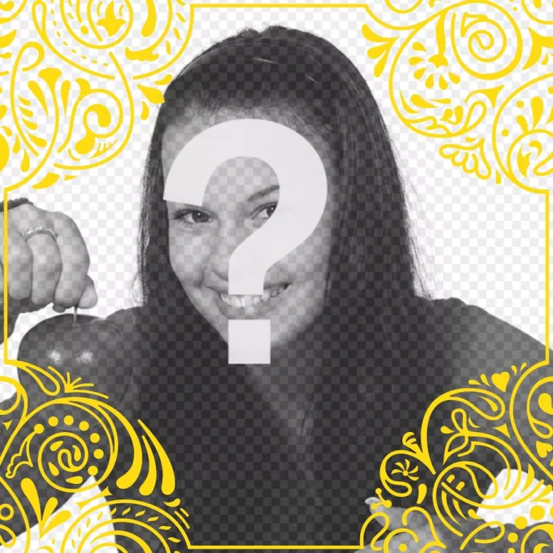 Editable frames to add to your profile picture online Photofunny