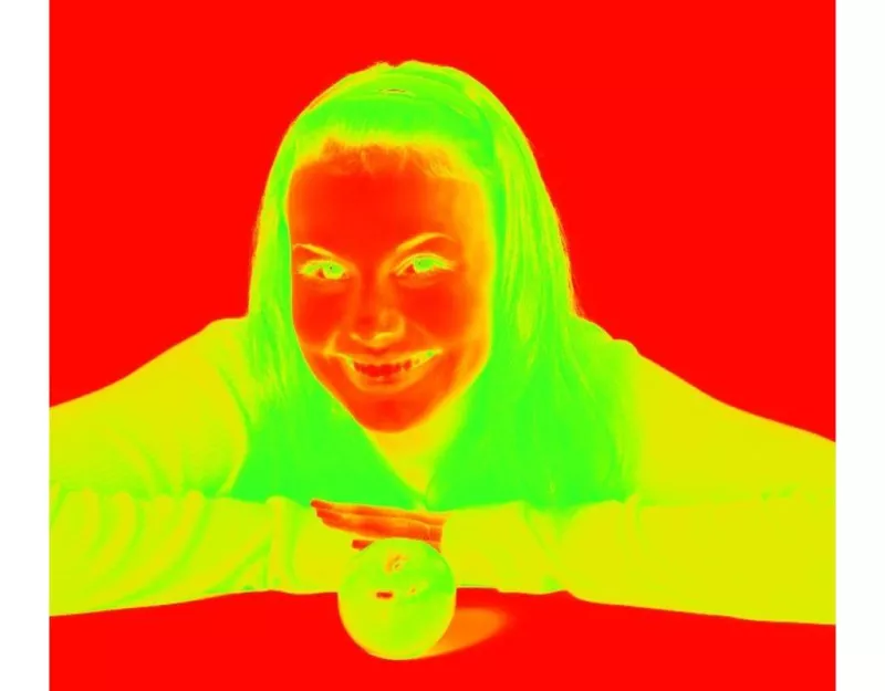 Thermal camera filter for your photos