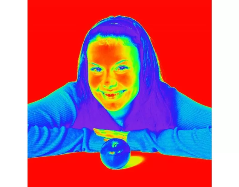 Thermal camera filter for your photos