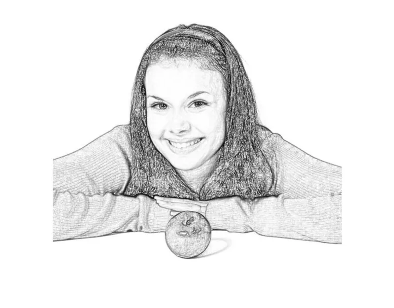 Turn your photo into a graphite pencil sketch online!