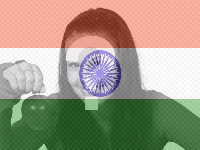 Flag Of India To Put In Your Photo As A Filter