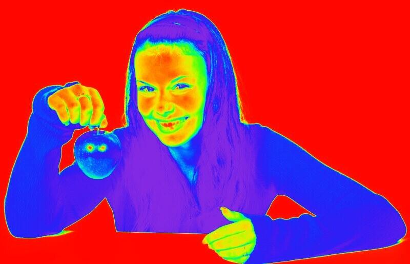 Thermal camera filter for your photos