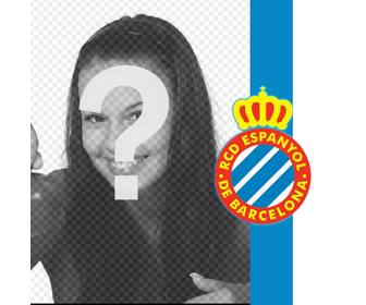 put the shield and the colors of the spanish with ur photo