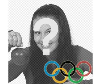 photomontage to put the rings of the olympic games in ur photo