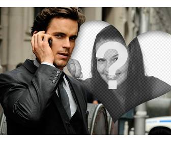 photomontage with matt bomer the actor who would be christian grey from fifty shades of grey with heart to put ur photo