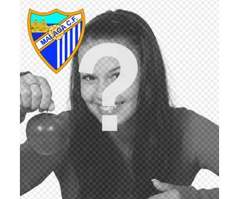 add to ur profile picture the malaga football club shield online and free