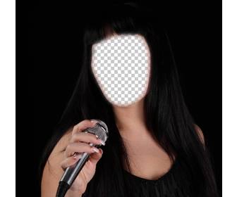 be famous singer with this photomontage to add ur face