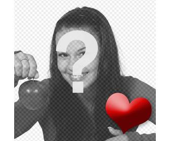 animated photomontage to put heart beating in ur photo