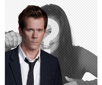 make this photomontage and have picture with kevin bacon actor in the tv serial quotthe followingquot