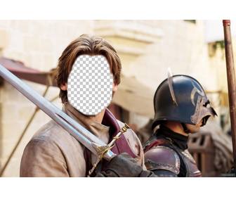 create this photomontage putting ur face on jaime lannister