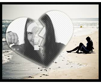 collage and images of broken heart and heartbreak to put your photo