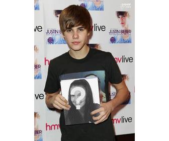 photomontage to appear on the cover of the book written by justin bieber held by justin with long hair