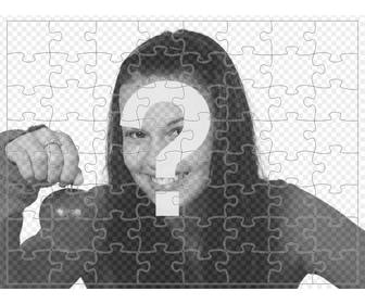 photomontage to turn your photo into puzzle