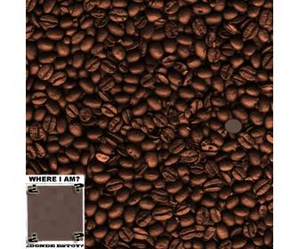 game find the face in the coffee beans add photo to hide it