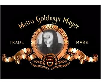 photo montage to put your picture in the logo of metro goldwyn mayer