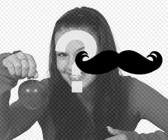 stickerto put on ur hispter photo of mustache