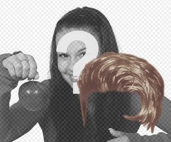 travolta style wig photomontage to put your photos