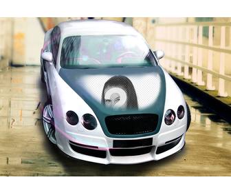 photo montage of tunning car to put ur photo on the hood