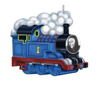 Animation of the train Thomas to put your photo