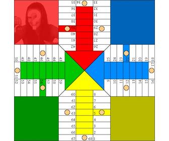 parcheesi board to print where u can put ur own photo to create the board u just have to print the image cut piece of cardboard or thin wood and glue the leaf very original gift