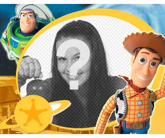 toy story childrens frame with the two main characters in the film