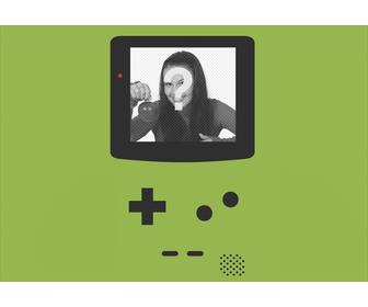 background of game boy for ur photos on its screen
