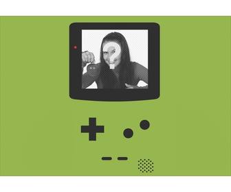 background of game boy for ur photos on its screen