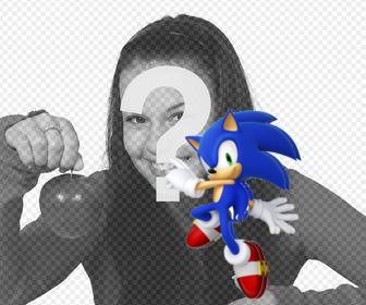 sonic sticker to put on ur picture