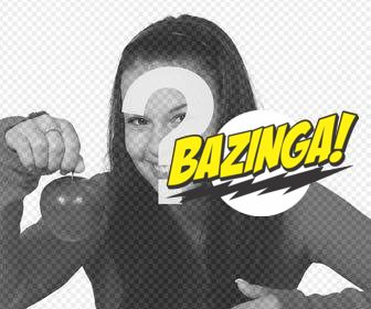 sticker of bazinga