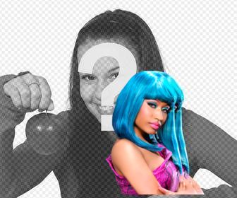 nicki minaj sticker to decorate ur pictures online