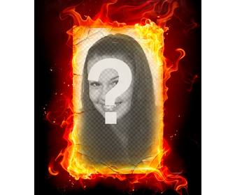 photo montage of fire that you can do with your photos online