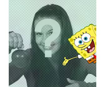 put ur photo with online sponge bob