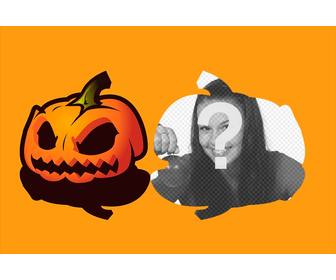 put ur photo with pumpkin