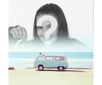 hipster photomontage with
