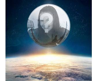 photomontage the destiny game with ur picture on the moon