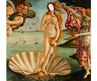 photomontage to put ur face in botticelliquots venus