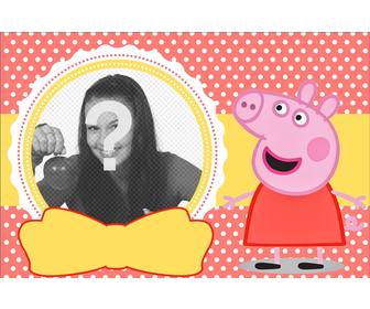 peppa pig collage for todlers