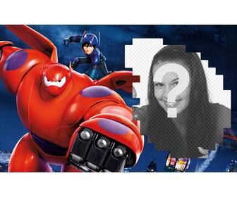 photo frame of big hero 6