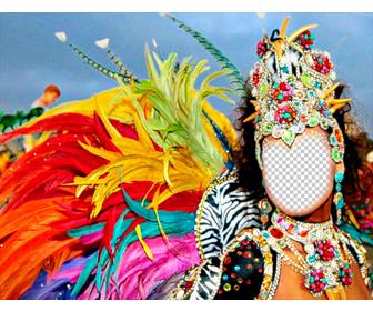 photomontage of carnival carnival to put ur photo