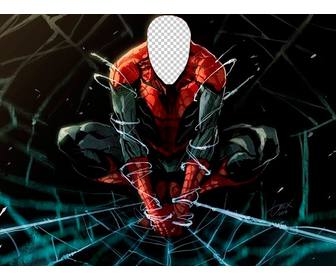 photo effect of spiderman to do with your face
