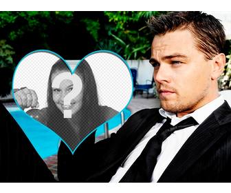 put ur picture in heart with leonardo dicaprio