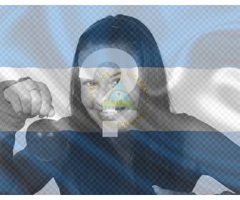 nicaragua flag for ur photo