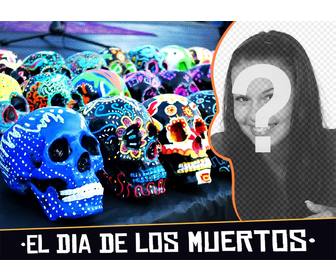 collage for the day of the dead