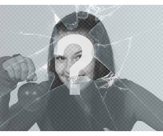 broken glass effect for your photo