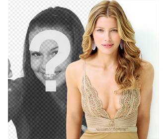 photomontage to put ur picture next to jessica biel