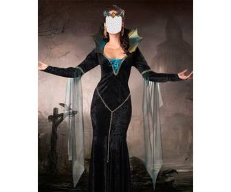 photomontage to put your face in the body of witch