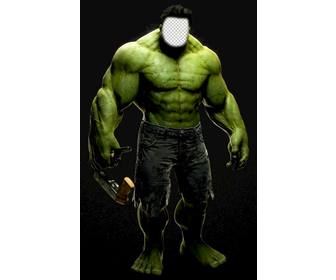 incredible hulk photomontage to put ur face