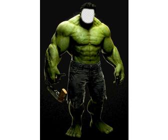 incredible hulk photomontage to put your face