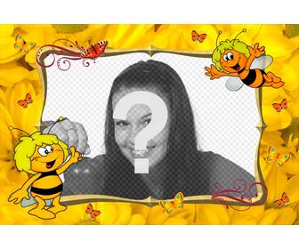 child picture frame to personalize with maya bee